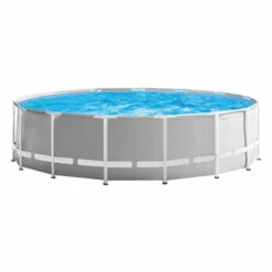 Piscina Intex Prisma Frame Gris Ø457x122cm