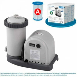 Depuradora Intex Cartucho Krystal 5.678 L/h 8 Depuradora Intex Cartucho Krystal 5.678 L/h -GRE Ventas 28636 depuradora de cartucho krystal clear tm 5678lh 1