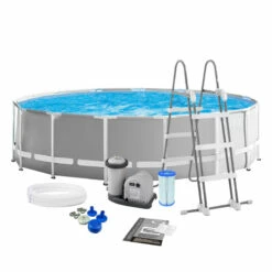 Piscina Intex Prisma Frame Gris Ø457x122cm -GRE Ventas accesorios 26726 1