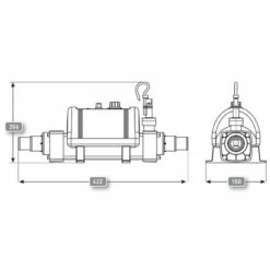 Calentador Eléctrico Elecro Nano Splasher