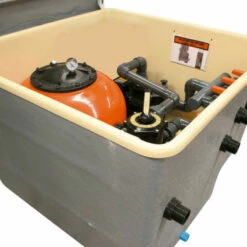 Contenedor De Filtración PQS -GRE Ventas caseta semienterrada enterrada pqs interior