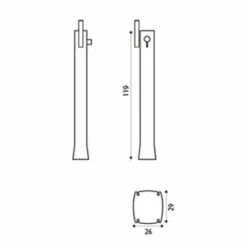 Ducha Solar HAPPY GO -GRE Ventas dimensions douche solaire happy go
