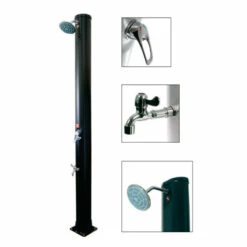 Ducha Solar PVC 40L -GRE Ventas ducha solar pvc grifo lavapies pqs