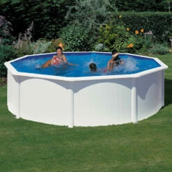 Piscina Desmontable Circular Gre Starpool 120cm -GRE Ventas gre starpool circular blanca 120 350