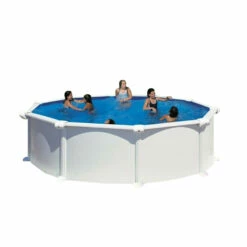 Piscina Desmontable Circular Gre Starpool 120cm -GRE Ventas gre starpool circular blanca 120 460 estructura