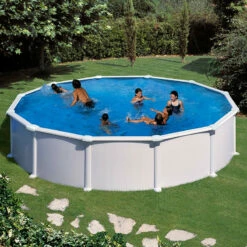Piscina Desmontable Circular Gre Starpool 120cm -GRE Ventas gre starpool circular blanca 120 550