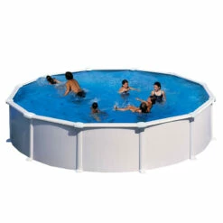 Piscina Desmontable Circular Gre Starpool 120cm -GRE Ventas gre starpool circular blanca 120 550 estructura