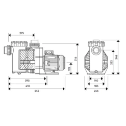 Bomba De Filtración BWT Eurostar HF II -GRE Ventas medidas eurostar