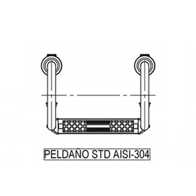 Escalera Pasamanos Muro Astralpool 8 Escalera Pasamanos Muro Astralpool - Imagen 6