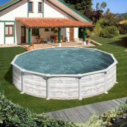 GRE Piscina Starpool Redonda Nórdica 120 Cm -GRE Ventas piscina gre starpool circular nordica 120 460 exterior