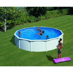 Piscina Desmontable Fidji Circular Gre -GRE Ventas piscina madera gre fidji kit550eco