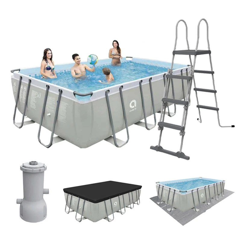 Jilong Piscina Rectangular Steel Frame 5,49 X 2,8 X 1,22 3 Jilong Piscina Rectangular Steel Frame 5,49 X 2,8 X 1,22