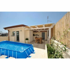 Piscina 4,88 X 2,44 X 1,07 M Con Depuradora Y Escalera -GRE Ventas piscina patio