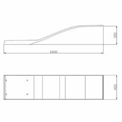 Trampolín Delfino Astralpool 7 Trampolín Delfino Astralpool -GRE Ventas trampol n delfino astralpool plano medidas